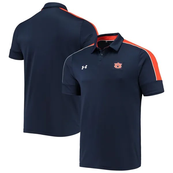 Мужская футболка-поло Under Armour темно-рыжего цвета Sideline Recruit Performance