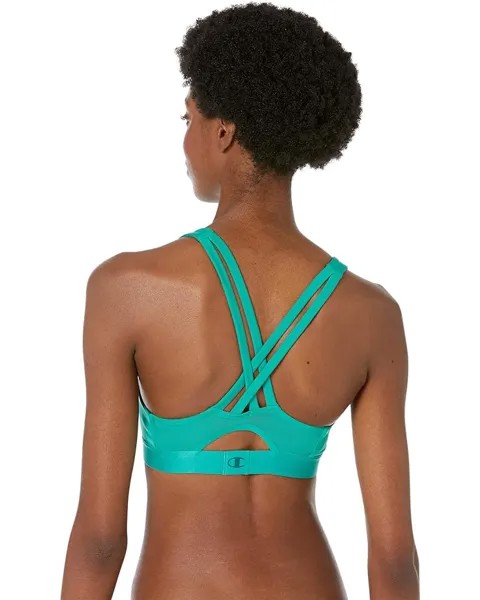 Бюстгальтер Champion The Absolute Eco Strappy Sports Bra, цвет Green Reef