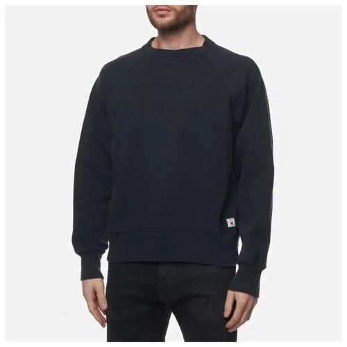 Мужская толстовка Edwin Raglan-Sleeve Crew Neck чёрный, Размер S