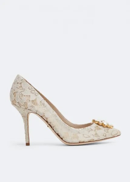 Туфли DOLCE&GABBANA Bellucci pumps, белый