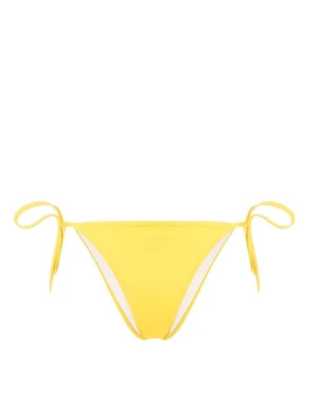 Dsquared2 logo-print bikini bottoms, желтый