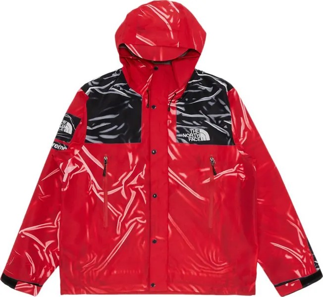 Куртка Supreme x The North Face Printed Taped Seam Shell Jacket 'Red', красный