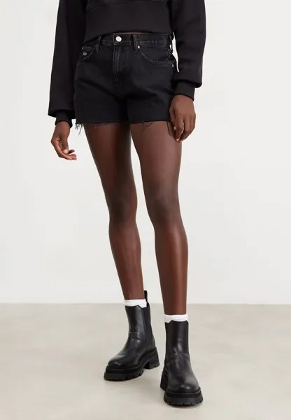 Джинсовые шорты Tommy Jeans, черный деним