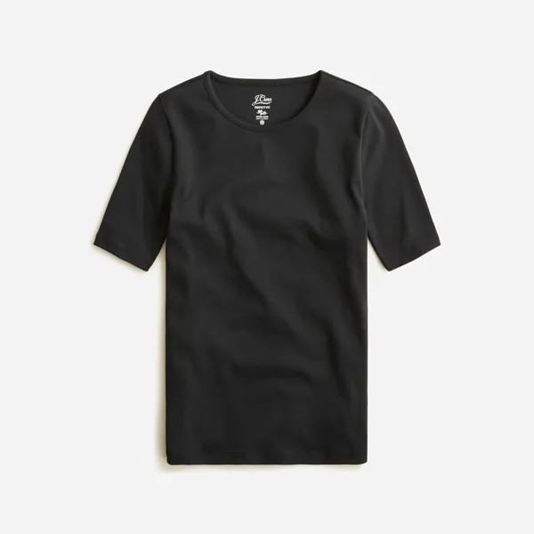 Тонкая футболка идеального кроя J.Crew, черный