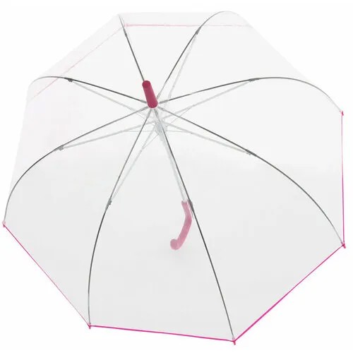 Зонт-трость Doppler, бесцветный, розовый