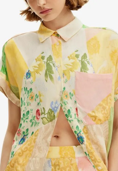 Рубашка Patchwork Desigual, разноцветная