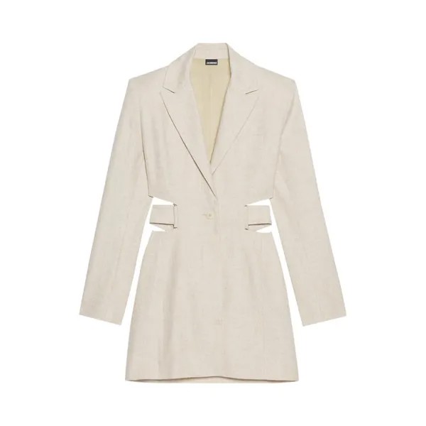 Платье Jacquemus La Robe Bari, цвет Light Beige