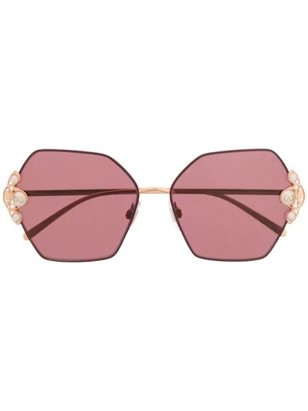 Dolce & Gabbana Eyewear солнцезащитные очки DG2253H в оправе геометричной формы