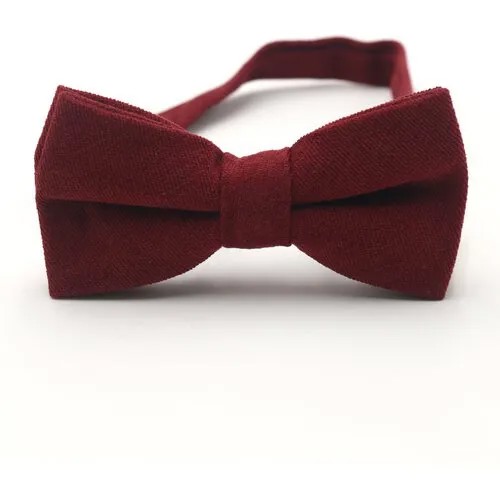 Бабочка GENTLETEAM, однотонная, для мужчин, бордовый