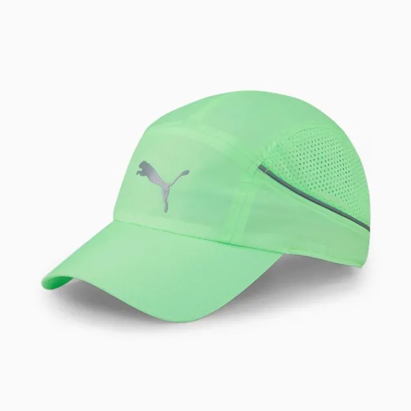 Бейсболка унисекс Puma Lightweight Runner Cap, зеленый