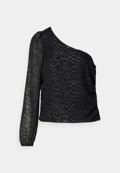 Блузка ONLY Petite ONLSARAH ONE SHOULDER, черный