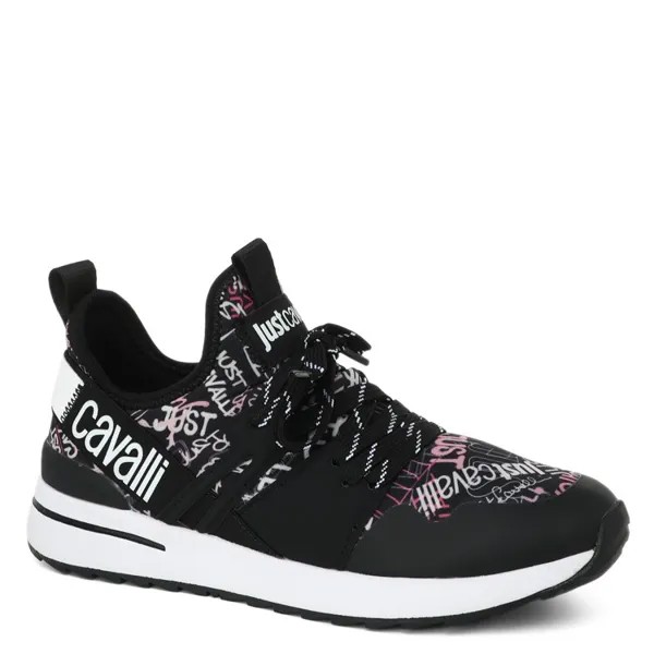Кроссовки женские Just Cavalli 74RB3SD3 черные 41 EU