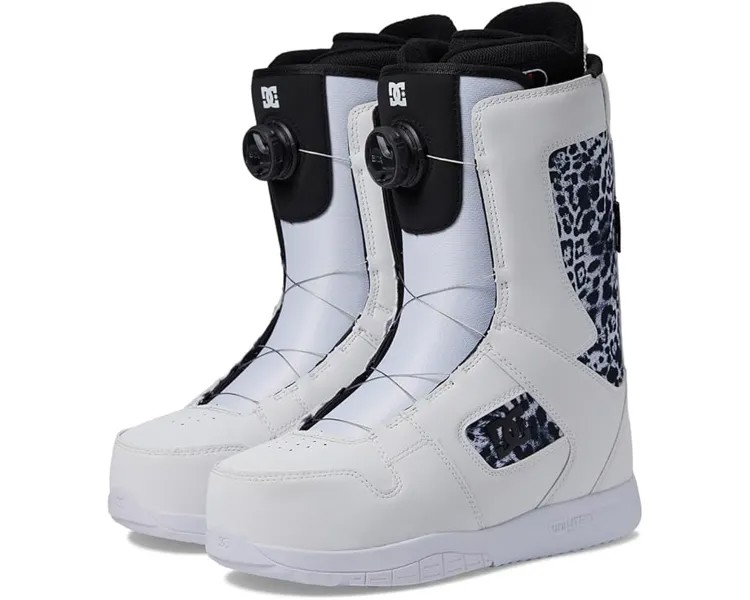 Ботинки DC Phase BOA Snowboard Boots, цвет White/Black Print