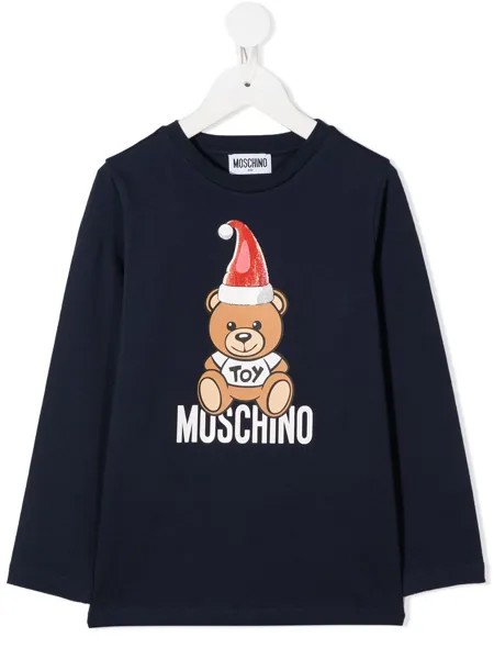 Moschino Kids футболка с длинными рукавами