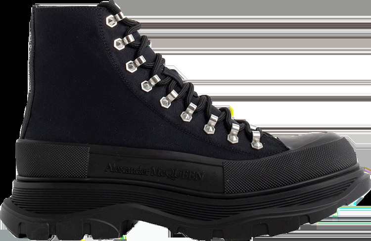 Кроссовки Alexander McQueen Tread Slick Boot 'Black', черный