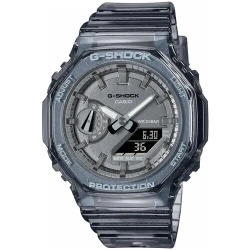 Наручные часы CASIO G-Shock GMA-S2100SK-1AER, серый, бесцветный