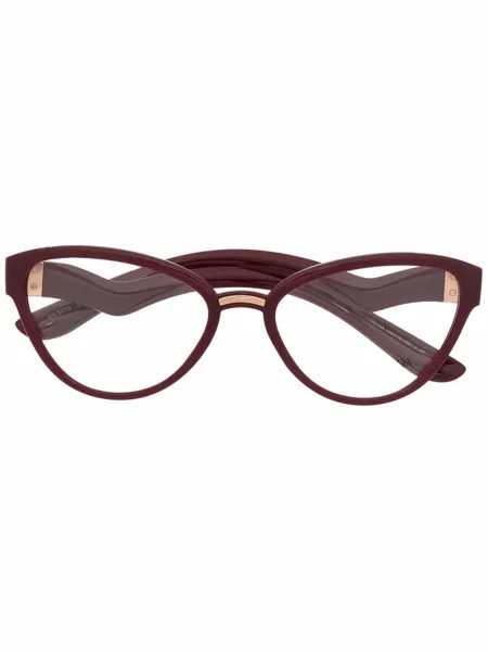 Dolce & Gabbana Eyewear солнцезащитные очки в оправе 'кошачий глаз'