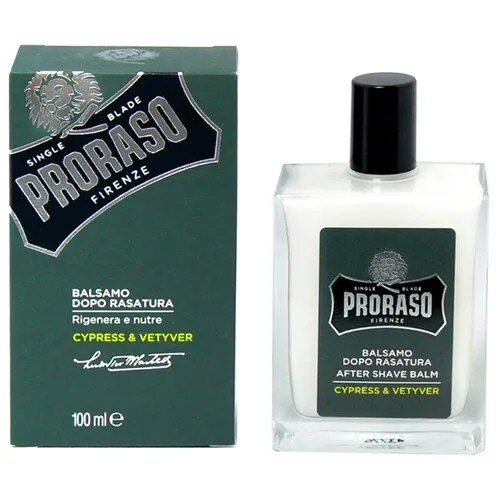 Бальзам после бритья Cypress & Vetyver Proraso, 100 мл