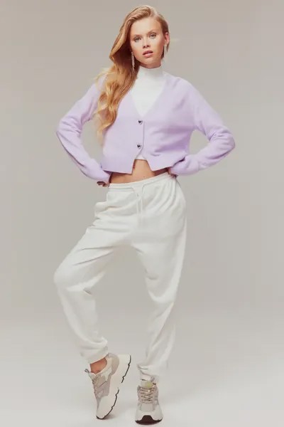 Тканый жилет H&M, фиолетовый