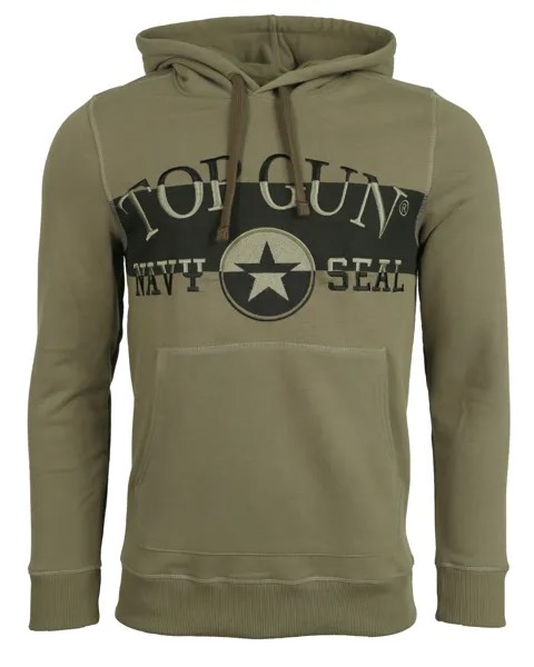 Толстовка TOP GUN Hoodie TG20201123, оливковый