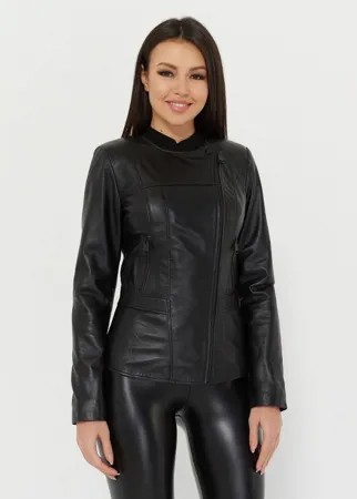 Кожаная куртка женская SARTORI DODICI 2860 черная 48 EU