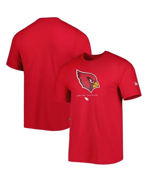 Мужская футболка с логотипом cardinal arizona cardinals combine authentic ball logo New Era