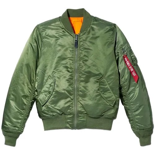 Бомбер ALPHA INDUSTRIES, размер M, зеленый