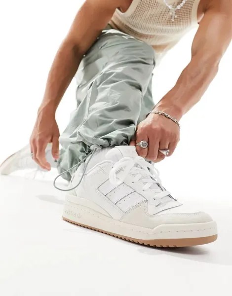 Белые кроссовки adidas Originals Forum Low CL