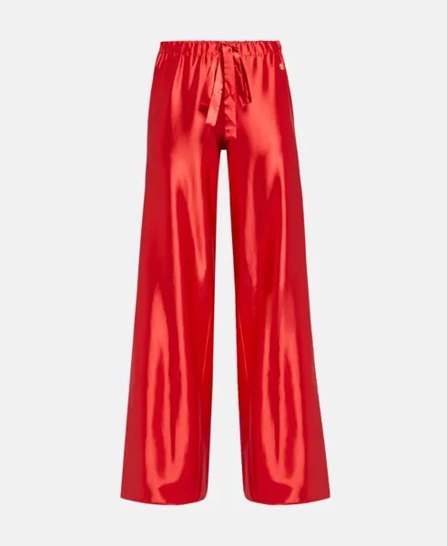 Широкие брюки Roberto Cavalli, красный