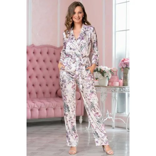 Пижама MIA-AMORE, размер 2XL, розовый, серебряный