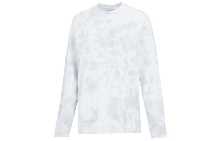 Женская спортивная футболка с круглым вырезом и принтом логотипа Tie-Dye, сиреневая Nike