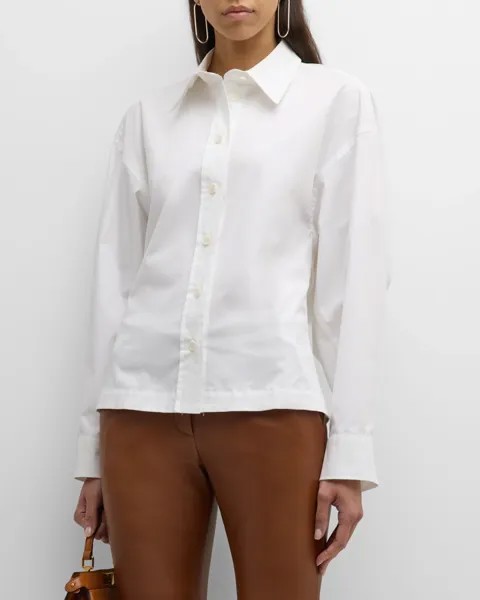 Блузка на пуговицах оверсайз Powerful Volumes DOROTHEE SCHUMACHER, цвет Pure White