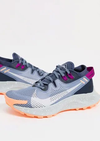 Серые кроссовки Nike Running Pegasus Trail 2-Серый