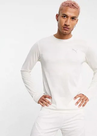 Лонгслив белого цвета Puma Running Favorite-Белый