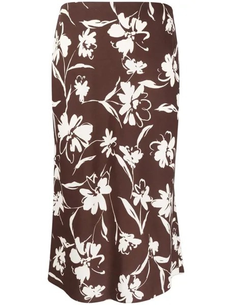 Ralph Lauren Collection юбка миди с цветочным принтом