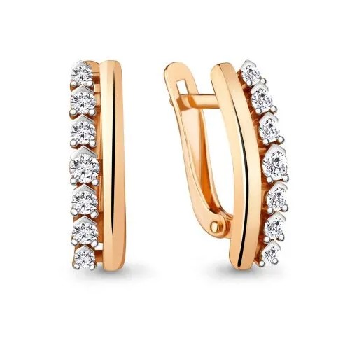 Серьги золото, 585 проба