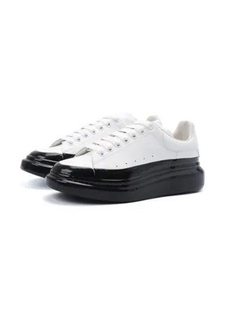 Кожаные кеды Alexander McQueen