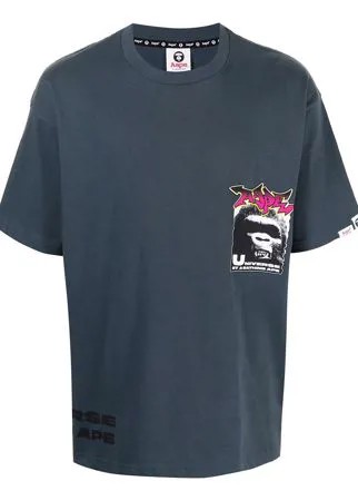 AAPE BY *A BATHING APE® футболка с логотипом