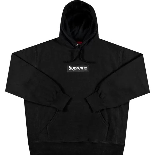 Худи Supreme Box Logo, черный