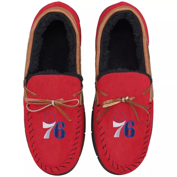 Мужские вельветовые мокасины FOCO Philadelphia 76ers