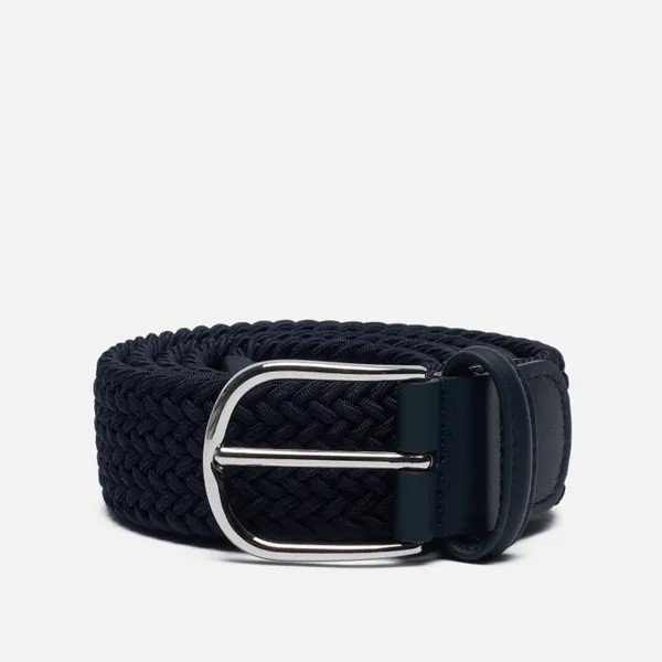 Ремень унисекс ANDERSON'S Narrow Elastic Woven Stretch синий 115 см