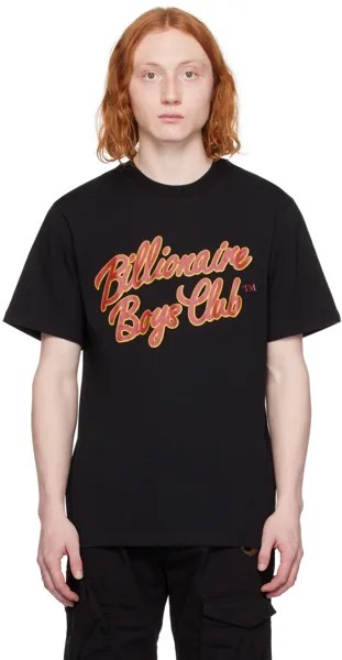 Черная футболка с надписью Billionaire Boys Club