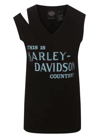 Хлопковый топ Black Label Harley-Davidson