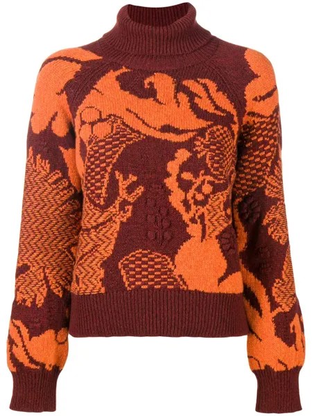 Barrie свитер контрастного дизайна