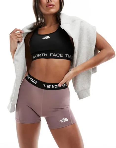 Зеленые шорты с завышенной талией The North Face Training