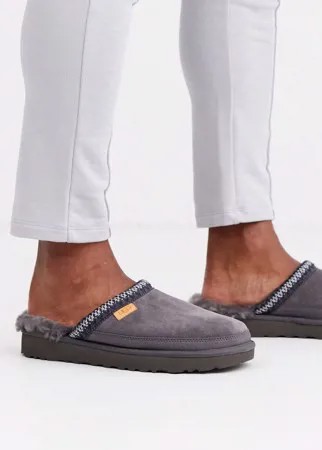 Серые замшевые слиперы UGG - Tasman-Серый