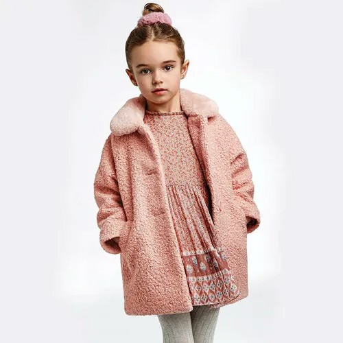 Пальто Mayoral, размер 116 (6 лет), розовый