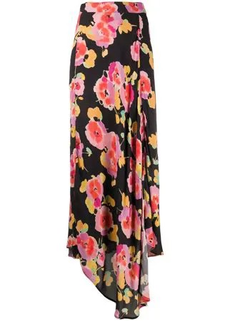 Essentiel Antwerp драпированная юбка с цветочным принтом