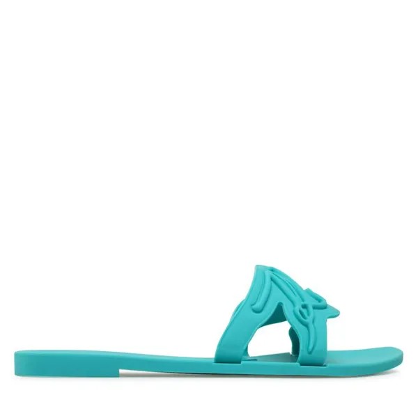 Шлепанцы KARL LAGERFELD KL80008 VTQ Turquoise Rubber, синий