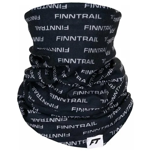 Шарф-труба Finntrail, размер OneSize, белый, черный